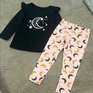 Glow in the Dark Halloween Pants Set